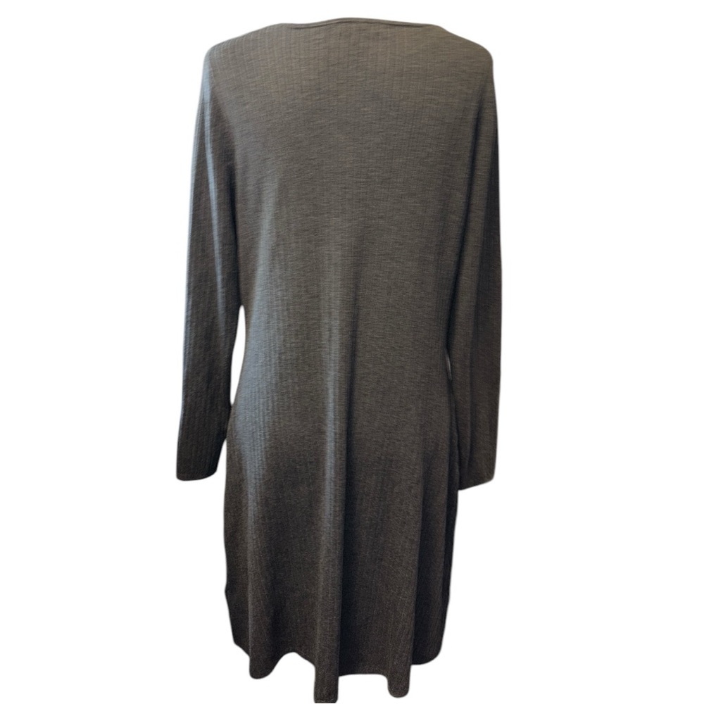 RW & CO Ribbed Knit Dress Long Sleeve Round Neck - Picture 5 of 10